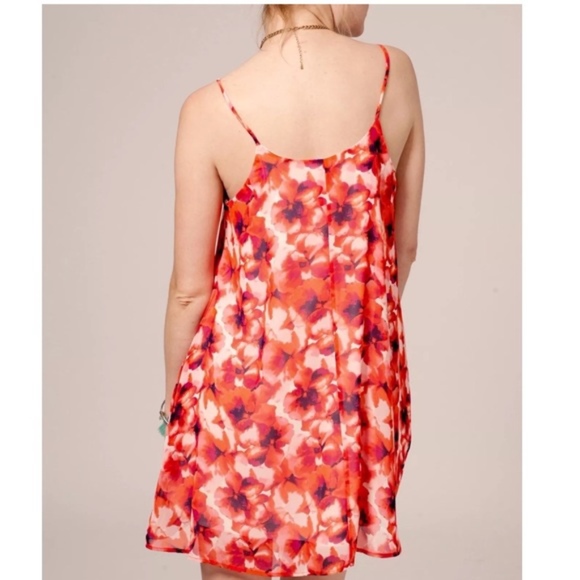 FLORAL DRESS Intricate Mini Woven Boho Swing Tunic - Picture 3 of 8